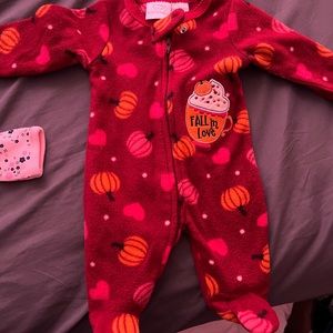 warm red fleece ❤️ to keep your baby snug & warm